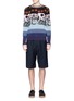 Figure View - Click To Enlarge - PAUL SMITH - 'Wild Art' jacquard cotton-silk-wool sweater