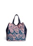 Figure View - Click To Enlarge - PAUL SMITH - Botanical art garden jacquard leather tote