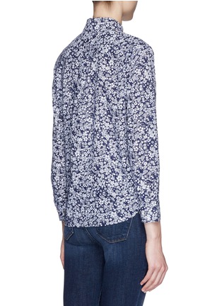 Back View - Click To Enlarge - EQUIPMENT - 'Daddy Tie Front' floral print shirt