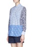 Front View - Click To Enlarge - EQUIPMENT - 'Margaux' contrast front floral print shirt