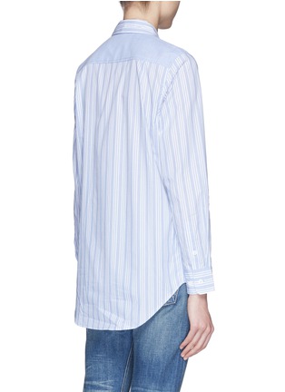 Back View - Click To Enlarge - EQUIPMENT - 'Reese' stripe cotton poplin shirt