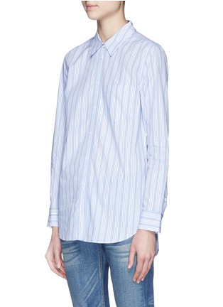 Front View - Click To Enlarge - EQUIPMENT - 'Reese' stripe cotton poplin shirt