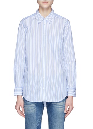 Main View - Click To Enlarge - EQUIPMENT - 'Reese' stripe cotton poplin shirt