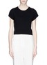 Main View - Click To Enlarge - THEORY - 'Sebly' knit cropped T-shirt