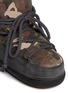Detail View - Click To Enlarge - INUIKII - 'Camouflage' suede sheepkin shearling boots