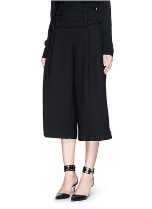 Front View - Click To Enlarge - 72723 - Double bonded crepe culottes