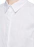 Detail View - Click To Enlarge - 72723 - Open back cotton poplin shirt