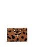 Main View - Click To Enlarge - CHARLOTTE OLYMPIA - 'Feline' pony hair card holder