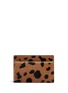 Figure View - Click To Enlarge - CHARLOTTE OLYMPIA - 'Feline' pony hair card holder