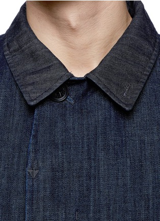 Detail View - Click To Enlarge - NANAMICA - GORE-TEX® soutien collar denim coat