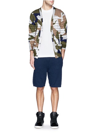 Figure View - Click To Enlarge - SACAI - Slogan patch pocket T-shirt