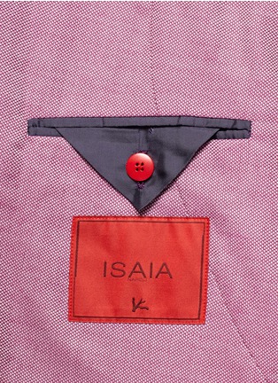  - ISAIA - 'Sailor' cotton-wool hopsack blazer