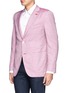 Front View - Click To Enlarge - ISAIA - 'Sailor' cotton-wool hopsack blazer