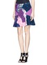Front View - Click To Enlarge - PETER PILOTTO - 'TW' border print flounce skirt