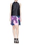 Figure View - Click To Enlarge - PETER PILOTTO - 'TW' border print flounce skirt
