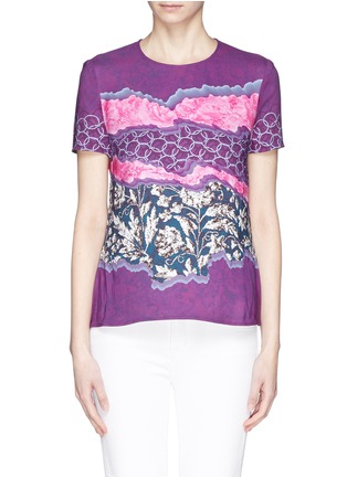 Main View - Click To Enlarge - PETER PILOTTO - Engineer print crepe T-shirt