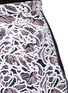 Detail View - Click To Enlarge - PETER PILOTTO - 'Vector' floral appliqué silk pencil skirt