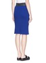Back View - Click To Enlarge - SACAI LUCK - Side split knit pencil skirt