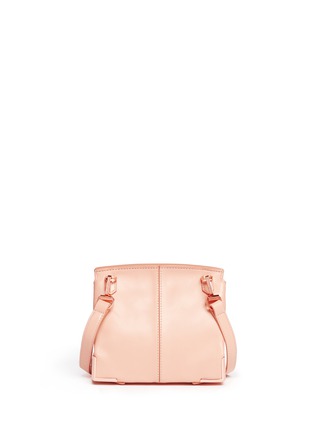 Back View - Click To Enlarge - ALEXANDER WANG - Marion smooth calf leather cross body bag