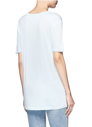Back View - Click To Enlarge - T BY ALEXANDER WANG - Classic pocket T-shirt