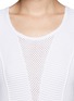 Detail View - Click To Enlarge - SANDRO - Raffia rib knit flounce hem dress