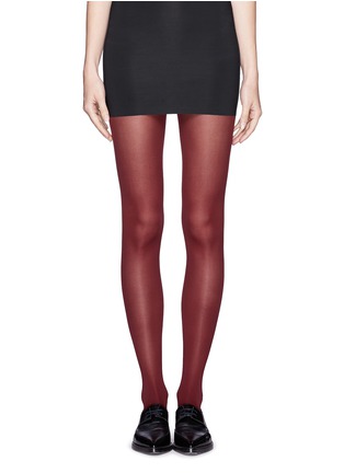 Front View - Click To Enlarge - HAPPY SOCKS - Contrast back seam tights