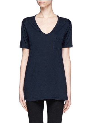 Main View - Click To Enlarge - T BY ALEXANDER WANG - Classic pocket T-shirt