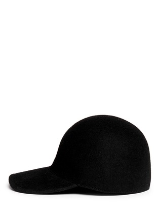 Figure View - Click To Enlarge - STELLA MCCARTNEY - Wool felt baseball cap