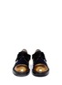 Figure View - Click To Enlarge - MARNI - Metallic toe cap calf hair leather shoes