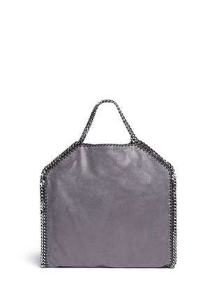 Back View - Click To Enlarge - STELLA MCCARTNEY - 'Falabella' shaggy deer foldover chain tote