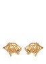 Main View - Click To Enlarge - ELA STONE - 'Grace' leopard head earrings