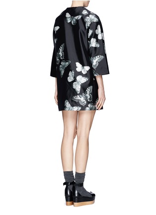 Back View - Click To Enlarge - CHICTOPIA - Butterfly print coat