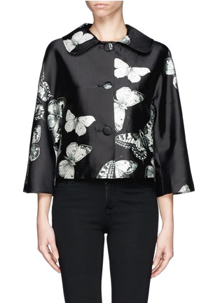 Main View - Click To Enlarge - CHICTOPIA - Butterfly print crop jacket