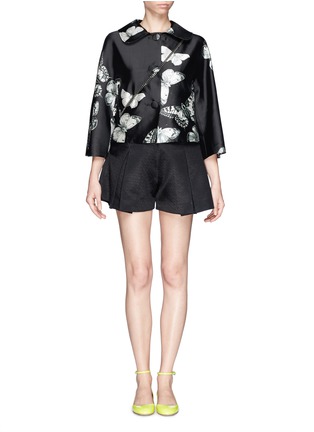 Figure View - Click To Enlarge - CHICTOPIA - Butterfly print crop jacket