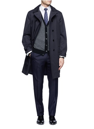 Figure View - Click To Enlarge - CANALI - Wool twill pants