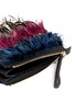 Detail View - Click To Enlarge - MARNI - Mixed feather clutch