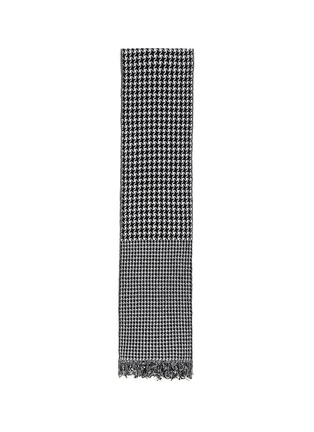 Main View - Click To Enlarge - STELLA MCCARTNEY - Houndstooth pattern wool stole