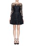 Main View - Click To Enlarge - CHICTOPIA - Floral lace dress