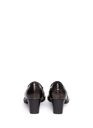 Back View - Click To Enlarge - STUART WEITZMAN - 'Girl Thing' wingtip tassel loafers