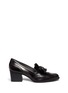 Main View - Click To Enlarge - STUART WEITZMAN - 'Girl Thing' wingtip tassel loafers