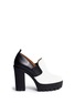 Main View - Click To Enlarge - MARC BY MARC JACOBS - Colourblock chunky platform slip-ons