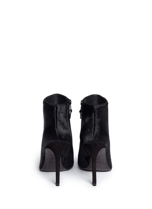 Back View - Click To Enlarge - STUART WEITZMAN - 'Hi Times' calf hair ankle boots