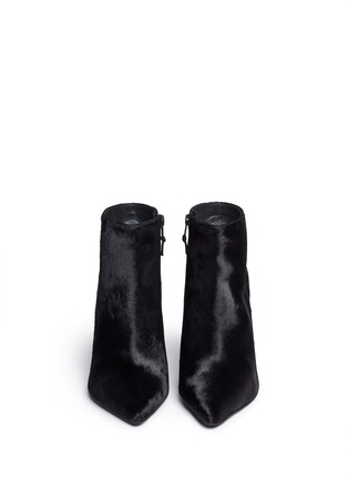 Figure View - Click To Enlarge - STUART WEITZMAN - 'Hi Times' calf hair ankle boots