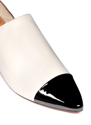 Detail View - Click To Enlarge - 10 CROSBY DEREK LAM - 'Ava' colourblock leather slip-ons