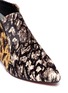 Detail View - Click To Enlarge - 10 CROSBY DEREK LAM - 'Alegra Too' Ikat leopard print calf hair booties