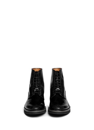 Figure View - Click To Enlarge - PREMIATA - Lace-up leather boots