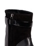 Detail View - Click To Enlarge - 10 CROSBY DEREK LAM - 'Karli' leather panel suede wedge boots