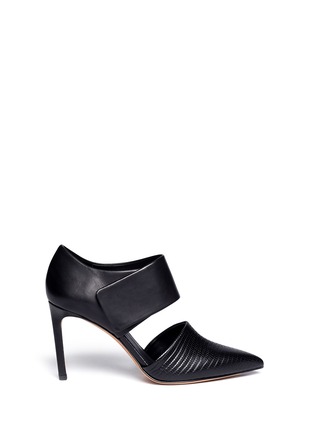 Main View - Click To Enlarge - VINCE - 'Carpi' cutout leather booties