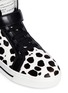 Detail View - Click To Enlarge - MARC BY MARC JACOBS SHOES - 'Cute Kicks' Spot calf hair leather sneakers
