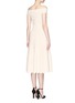 Back View - Click To Enlarge - ALEXANDER MCQUEEN - Lace jacquard off-shoulder dress